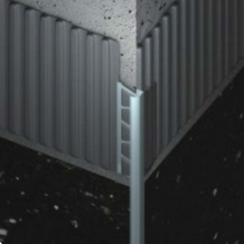 Aluminum Tiles External Corner Profile